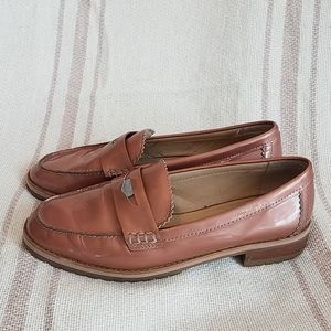 Pink Coach loafers